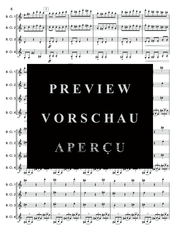 Produktgalerie: Seite 10 von 11 Danse Macabre, , (Bassklarinetten Quartett)
