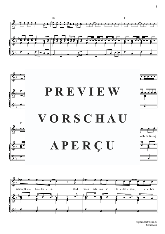 Produktgalerie: Seite 6 von 11 Schickeria, Spider Murphy Gang, Klavier, Gesang & Akkorde