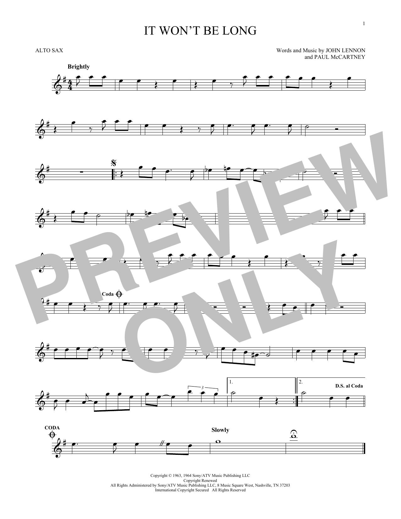 Product gallery: Page 1 of 1 It Won't Be Long, The Beatles