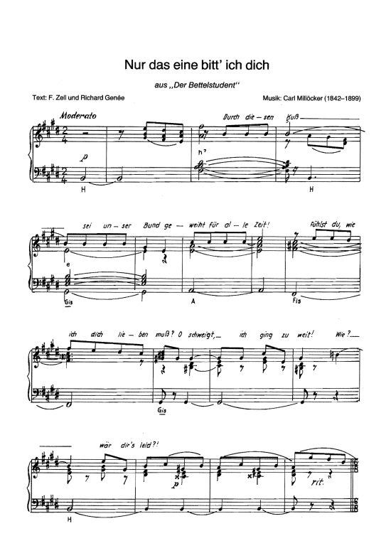 Product picture to: Nur das eine bitt ich dich aus: Der Bettelstudent