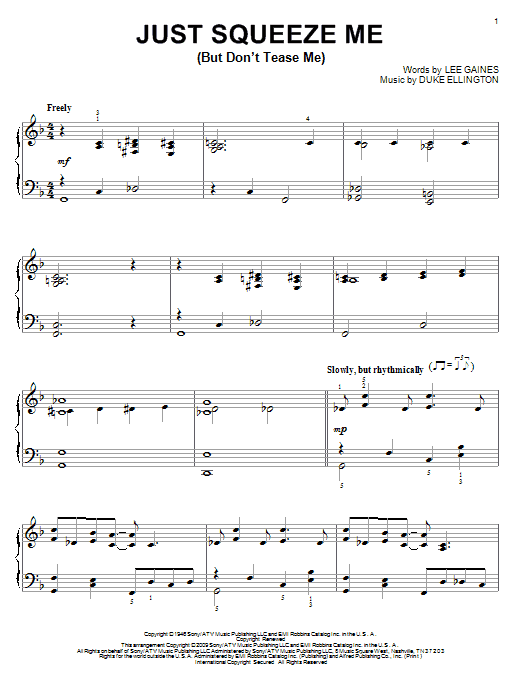 Produktbild zu: Just Squeeze Me (But Don't Tease Me)