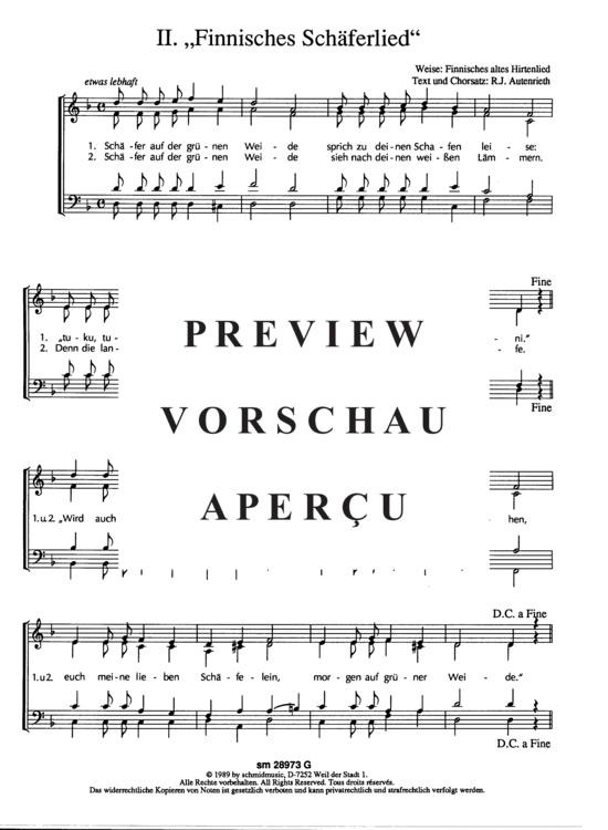Product gallery: Page 4 of 5 Drei nordische Weisen , , (mixed choir)
