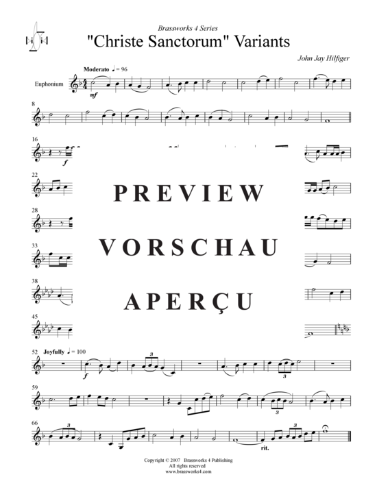 Product gallery: Page 7 of 7 Christe Sanctorum Variants , , (baritone pos + piano)