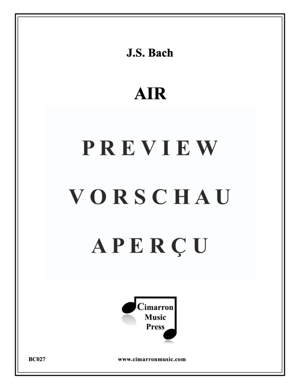 Produktgalerie: Seite 2 von 6 Air for the G String (Solo), , Posaune und Klavier