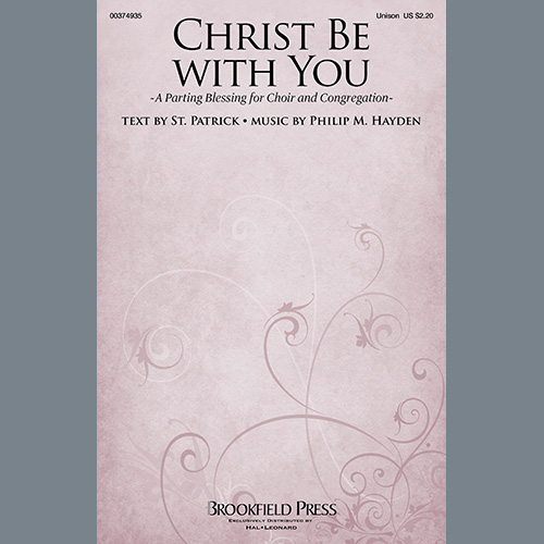 Produktbild zu: Christ Be With You (A Parting Blessing for Choir and Congregation)