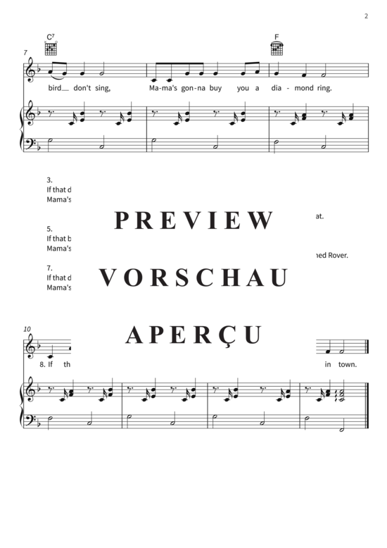 Produktgalerie: Seite 5 von 5 Hush, Little Baby, , (Gesang + Klavier, Gitarre)