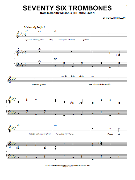 Product picture to: Seventy Six Trombones