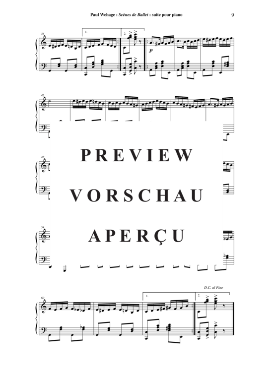 Product gallery: Page 10 of 18 Scènes de Ballet , , Piano Solo