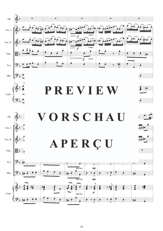 Produktgalerie: Seite 11 von 11 Concerto No.2 in D-Moll Op.9, , Oboe Solo, Streicher Ensemble und Cembalo BC
