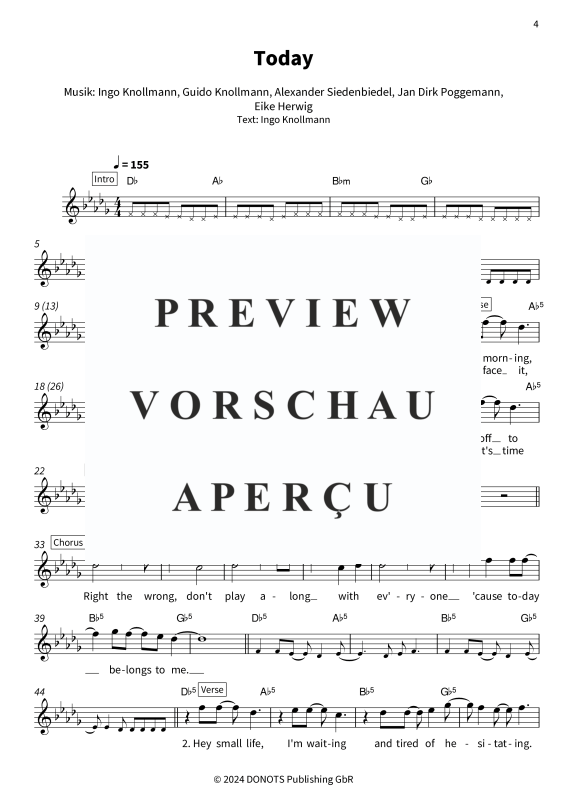 Produktgalerie: Seite 6 von 11 Herz und Tiefgang - Donots Leadsheets für die Seele, Donots, Gesang & Akkorde
