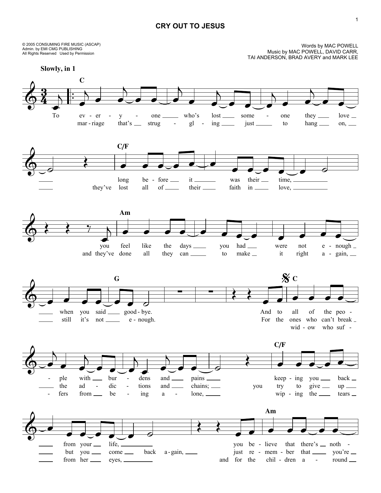 Produktbild zu: Cry Out To Jesus