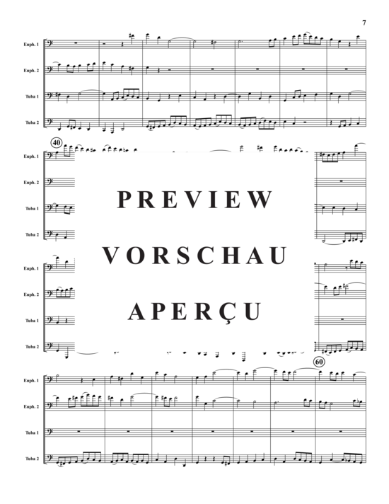 Product gallery: Page 8 of 21 Bach Collection 4 Stücke , , (Tuba Quartet: 2x Baritone, 2xTuba)