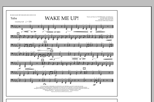 Product picture to: Wake Me Up! - Tuba
