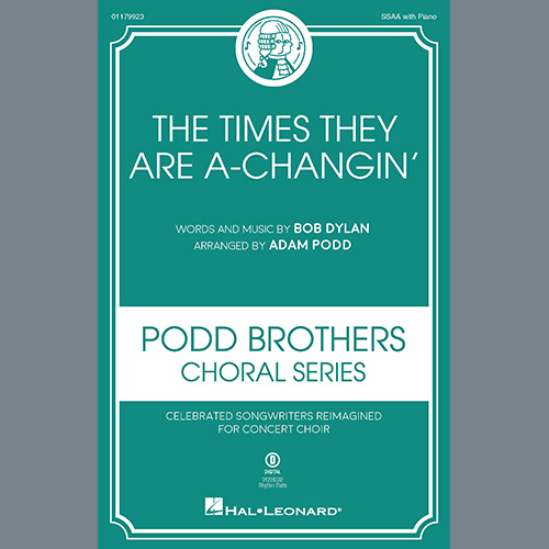 Produktbild zu: The Times They Are A-Changin' (arr. Adam Podd)