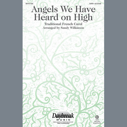 cover: Angels We Have Heard On High, Sandy Wilkinson, Chor
