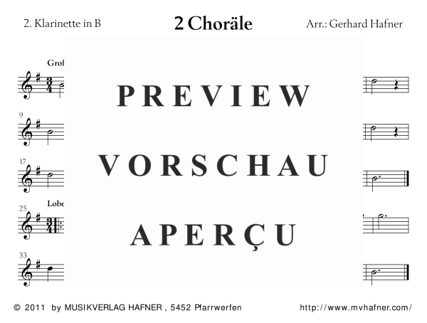 gallery: Grosser Gott / Lobet den Herren, , (wind orchestra)