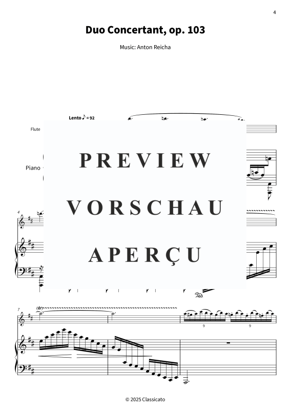 Product gallery: Page 6 of 11 Grand duo concertant - duo for flute and piano, , (flute and piano)