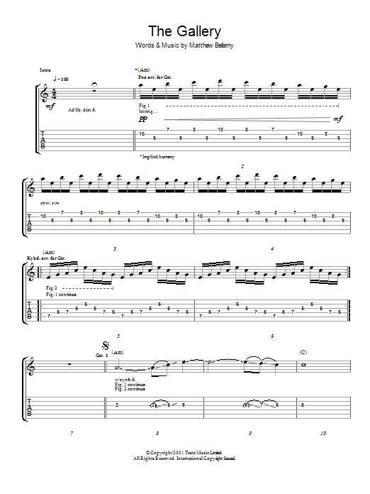 Produktgalerie: Seite 1 von 1 The Gallery, Muse, Gitarre