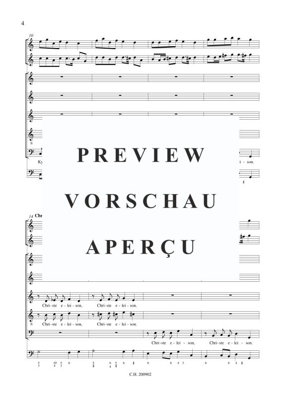 gallery: Missa à 7 In Honorem S. Barbarae, , (Gemischter Chor SSATB, 2 Cornettini und BC)