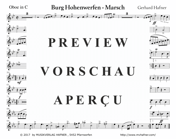 Product gallery: Page 11 of 11 Burg Hohenwerfen-Marsch, , (large wind orchestra)