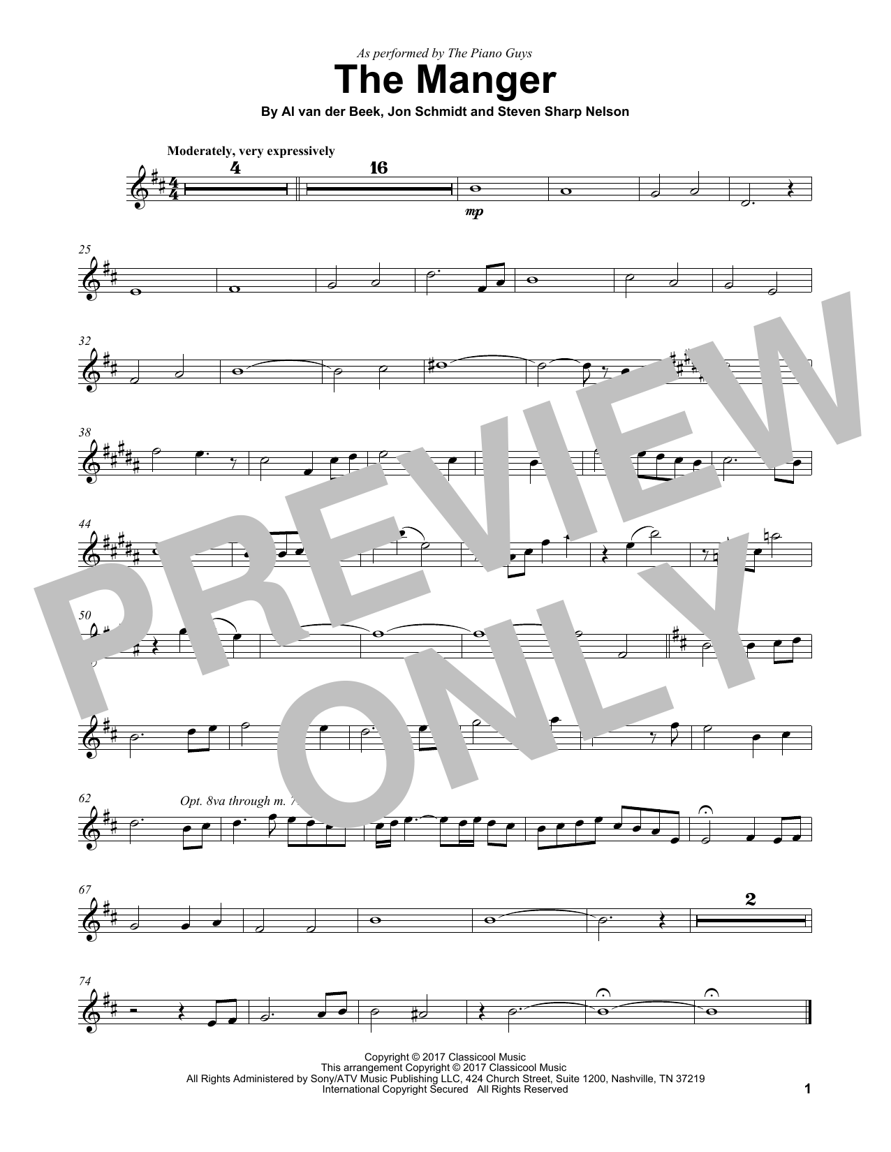 Product gallery: Page 1 of 1 The Manger, The Piano Guys