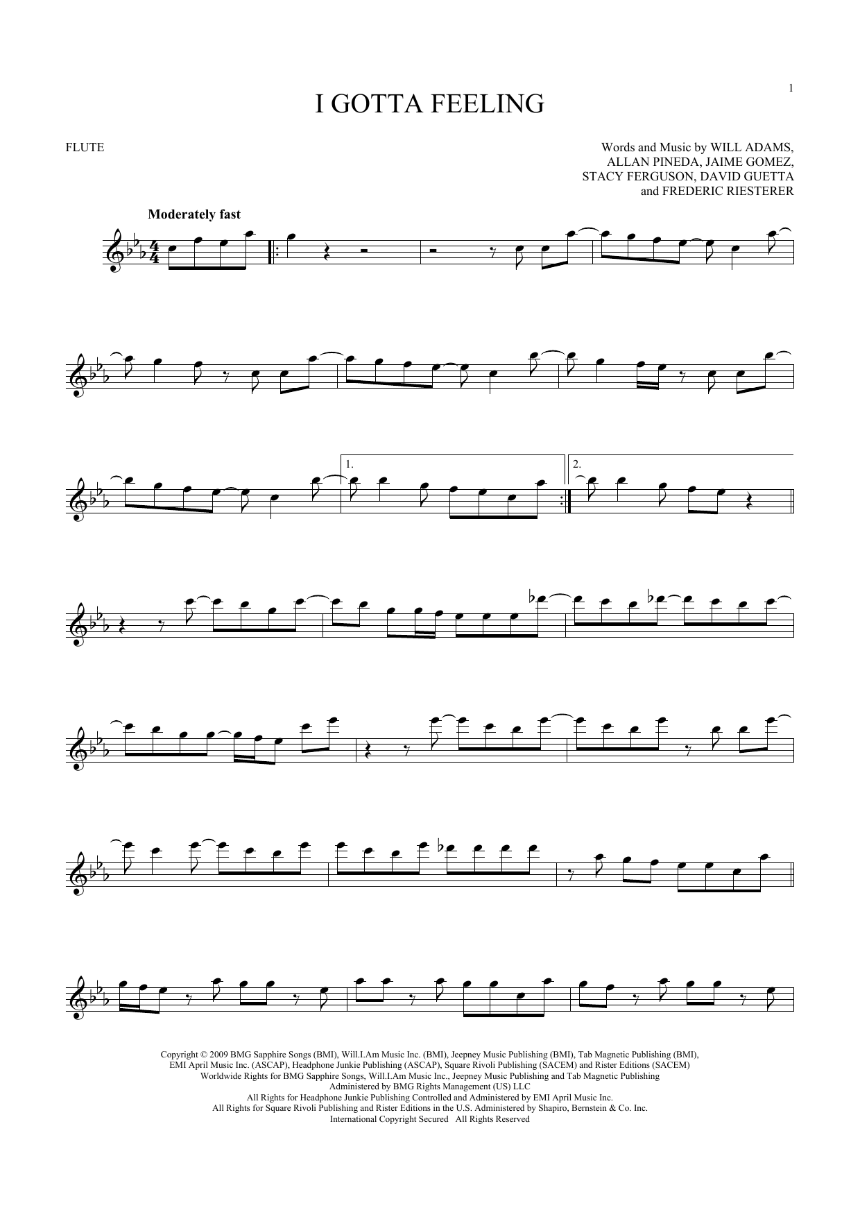 Product gallery: Page 1 of 1 I Gotta Feeling, The Black Eyed Peas