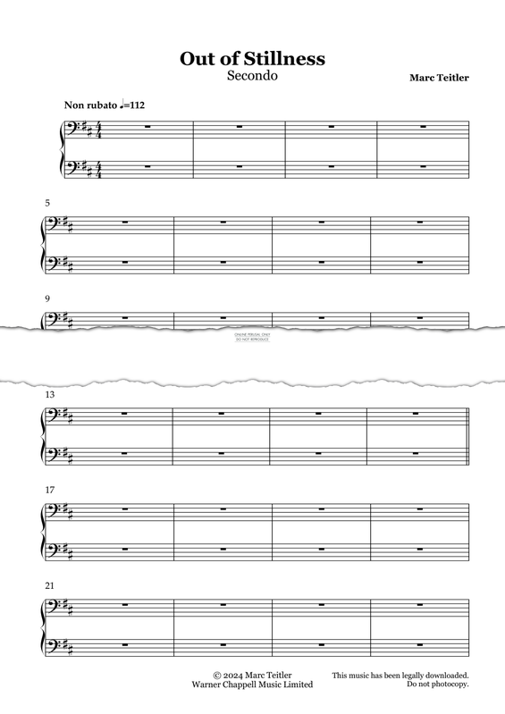 Produktgalerie: Seite 1 von 1 Out Of Stillness, Marc Teitler, Klavier