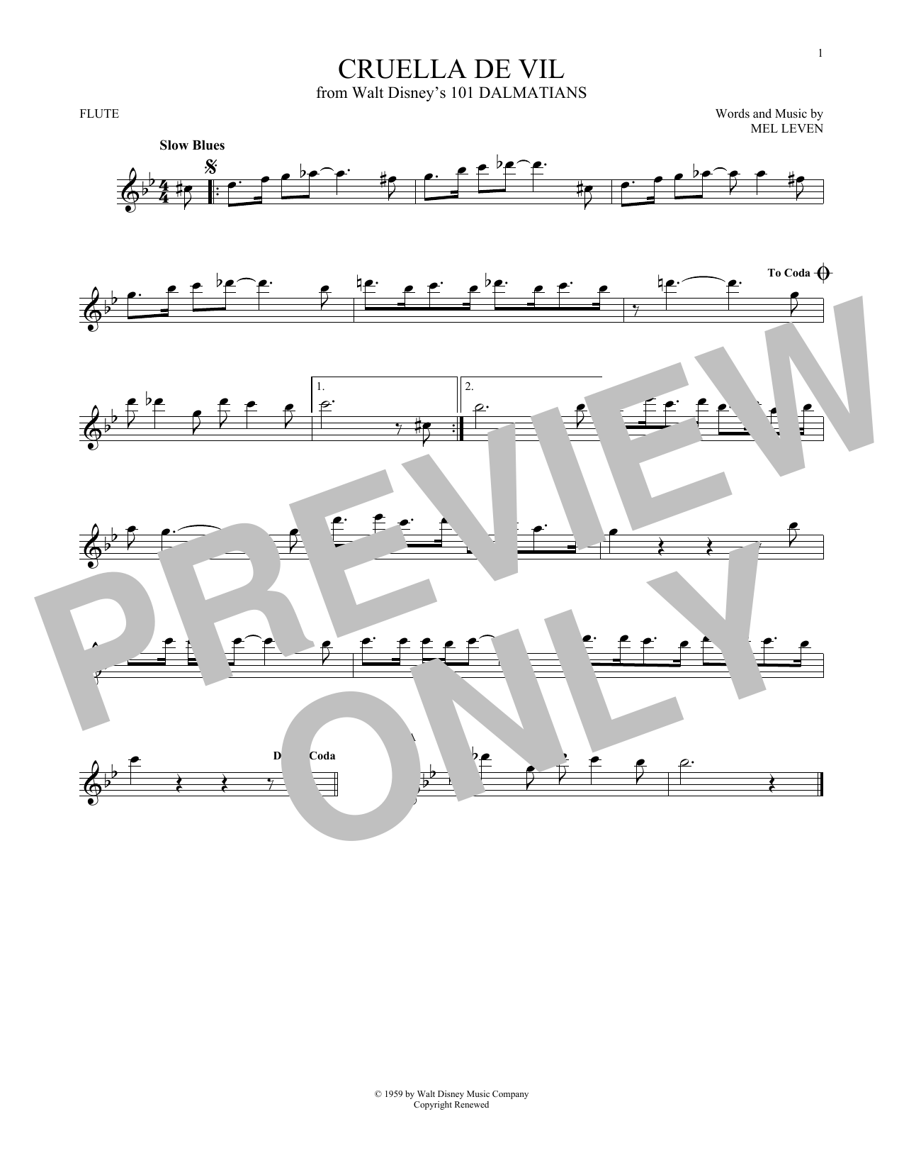 Product gallery: Page 1 of 1 Cruella De Vil (from 101 Dalmations), Mel Leven