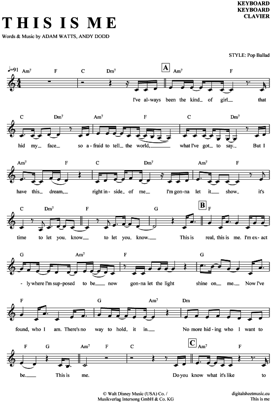 gallery: This is me , Lovato, Demi, (Keyboard)