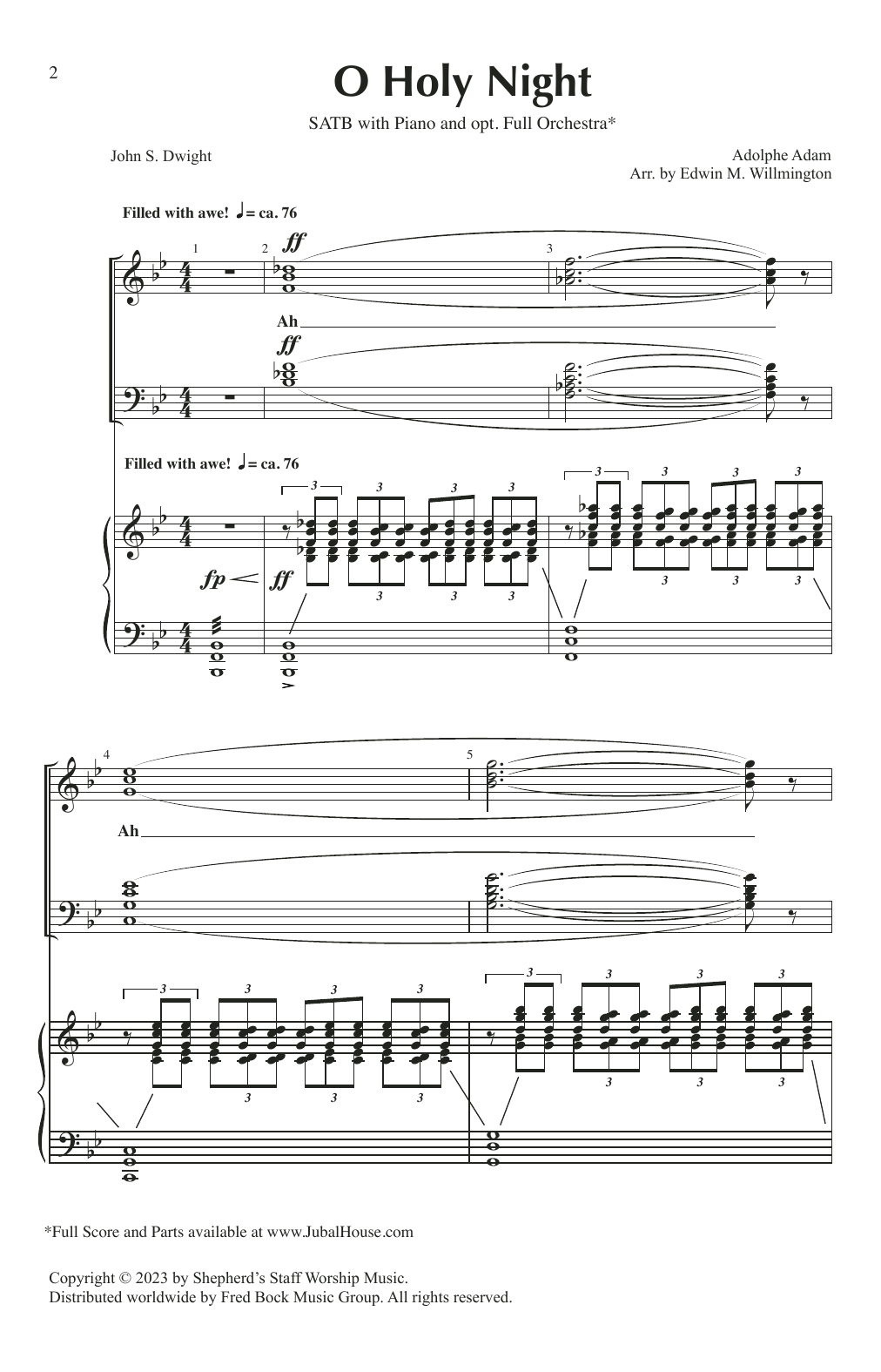 Produktbild zu: O Holy Night (arr. Edwin M. Willmington)