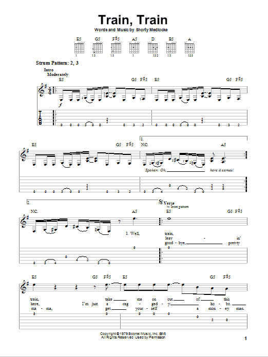 Produktgalerie: Seite 1 von 1 Train, Train, Blackfoot, Gitarre