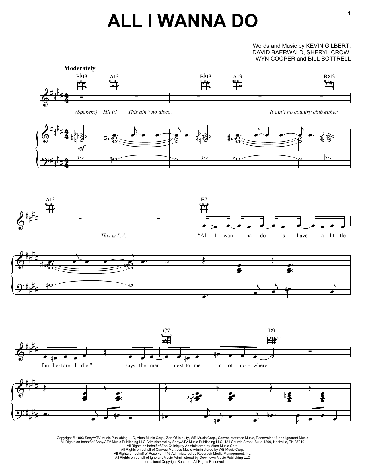 Produktbild zu: All I Wanna Do