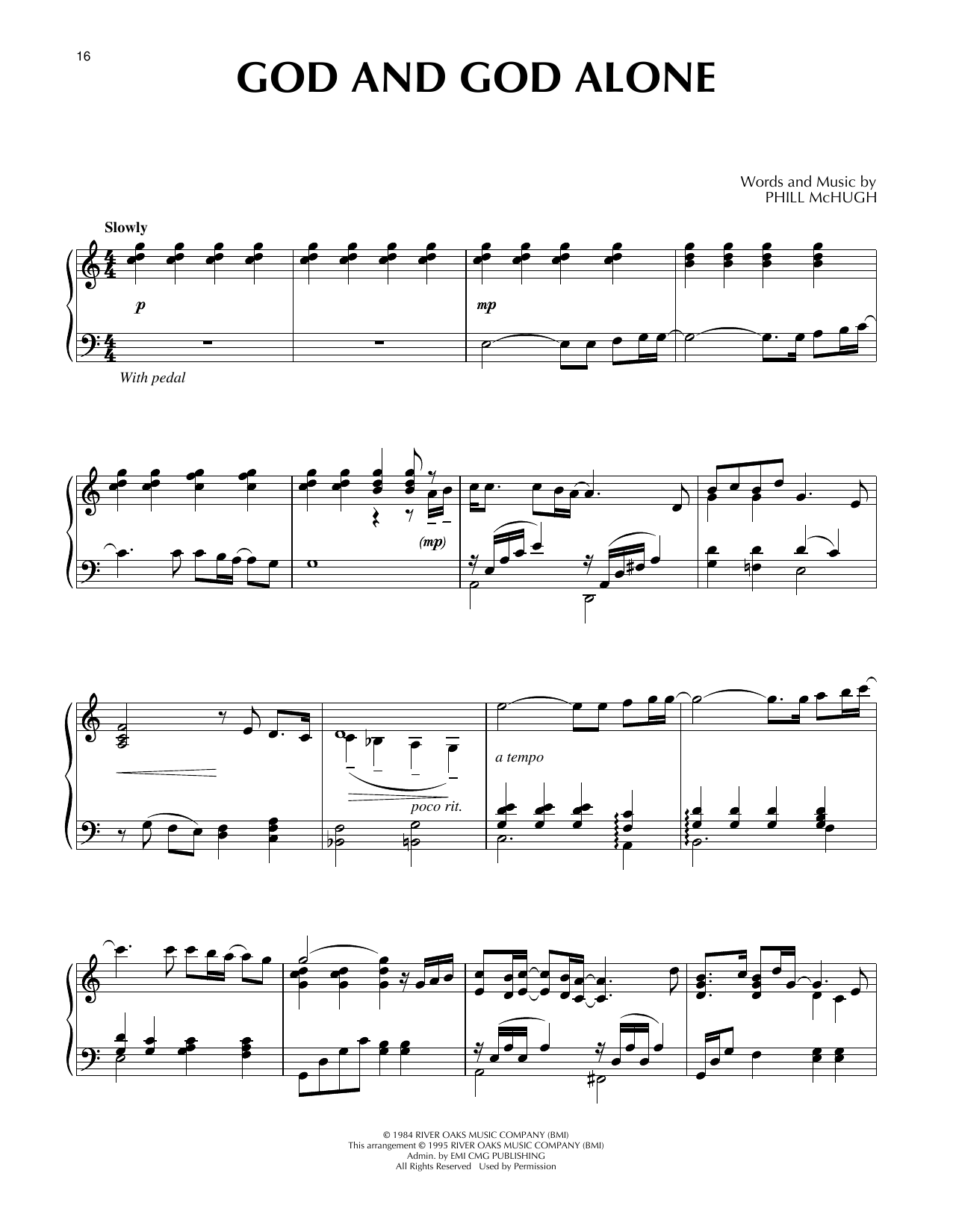 Produktgalerie: Seite 1 von 1 God And God Alone, Phill McHugh, Klavier