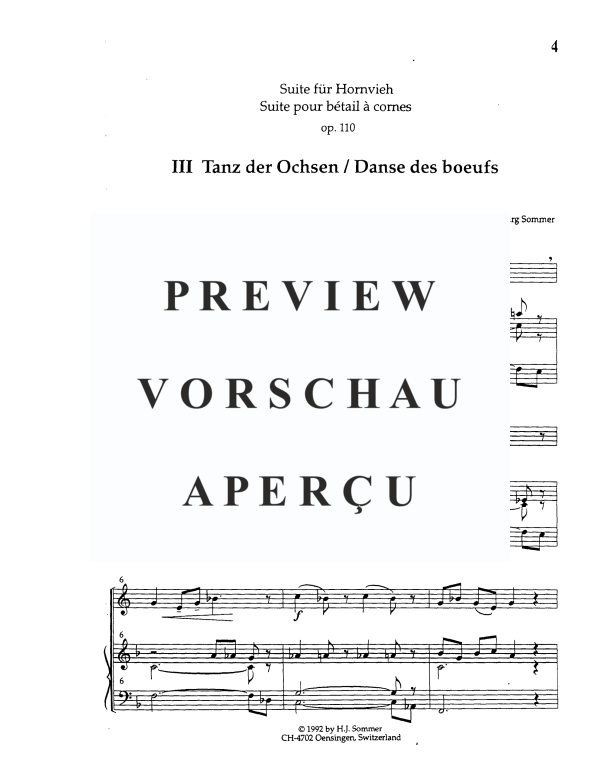 Product gallery: Page 8 of 11 Suite for Hornvieh, Op. 110, , Alphorn In F and Piano