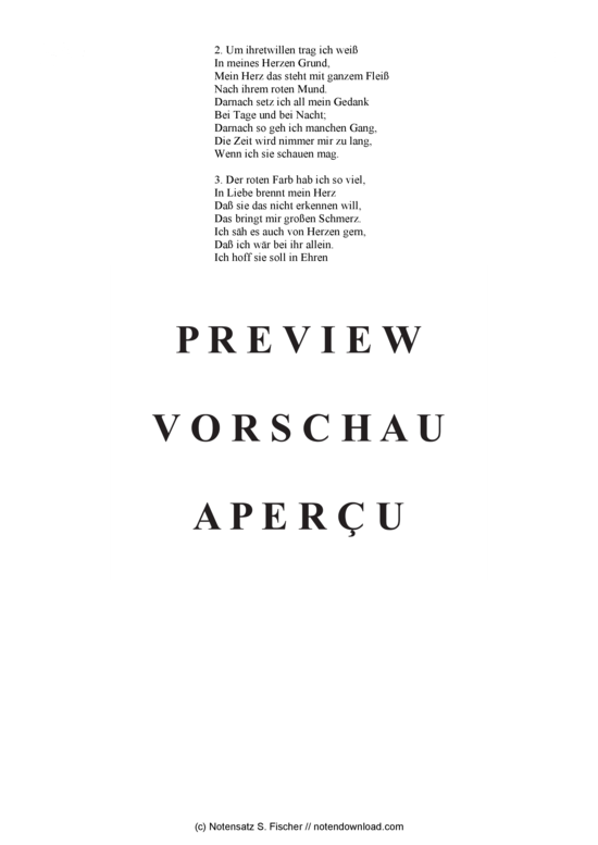 gallery: Nach grüner Farb mein Herz verlangt , , (Gemischter Chor)