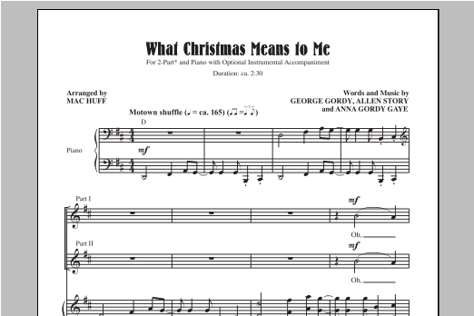 Product gallery: Page 1 of 1 What Christmas Means To Me, Mac Huff