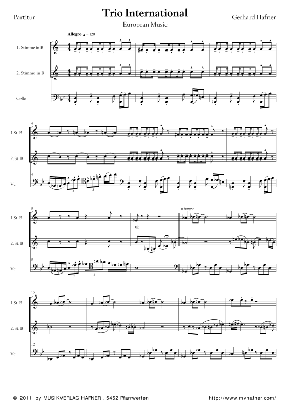 Product gallery: Page 1 of 11 Trio International, , (Mixed ensemble)