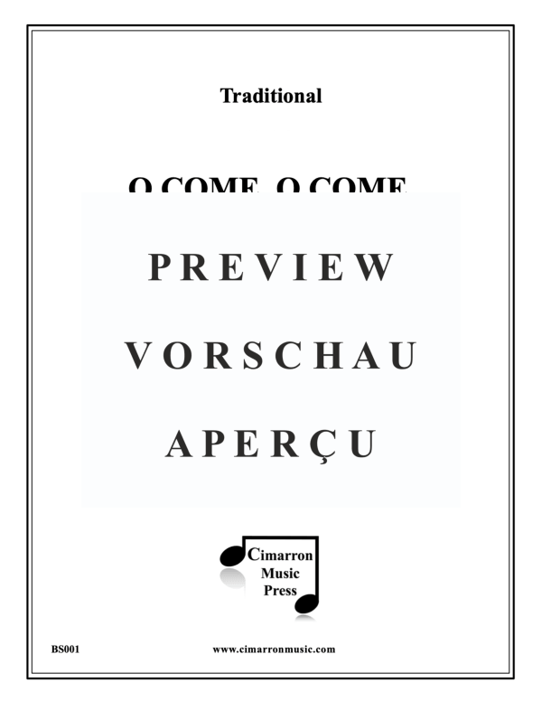 Produktgalerie: Seite 2 von 9 O Come, O Come Emmanuel, , Blechbläserquintett