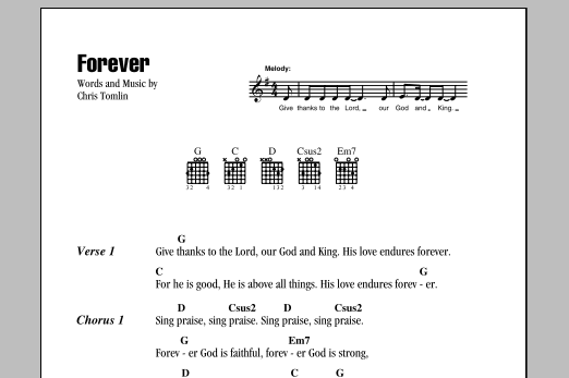 Produktgalerie: Seite 1 von 1 Forever, Chris Tomlin, Gitarre