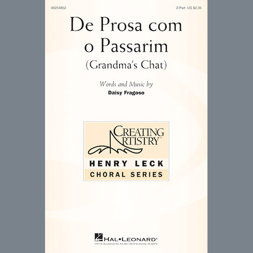cover: De Prosa Com O Passarim, Daisy Fragoso, Chor