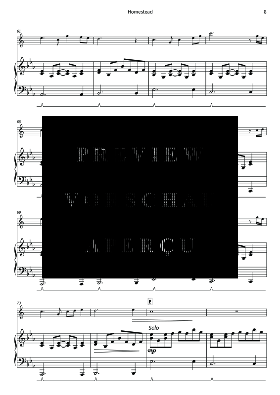 gallery: Homestead - Gentle Melodies for Weddings, Church, and Other Occasions, , Altsaxophon und Klavier