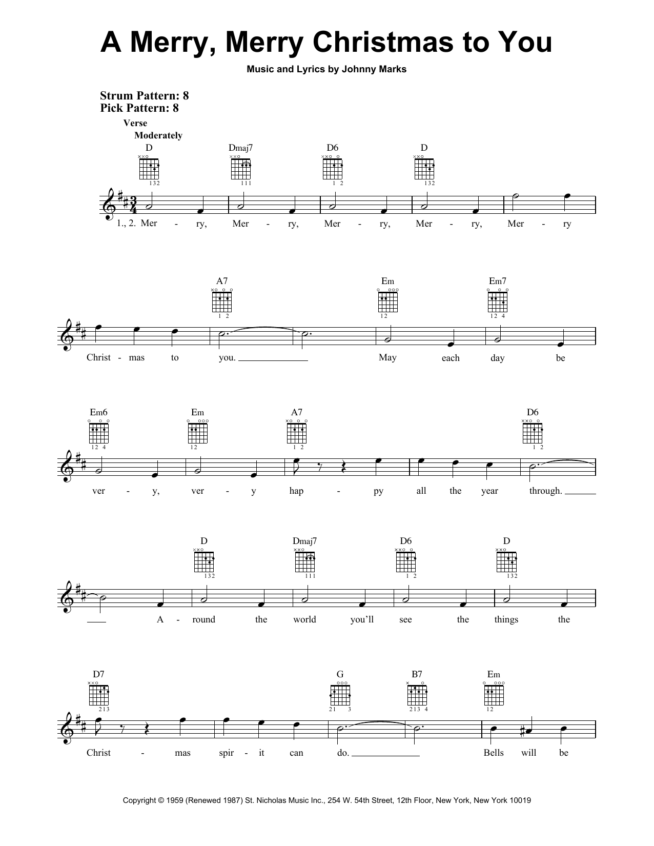 Produktbild zu: A Merry, Merry Christmas To You
