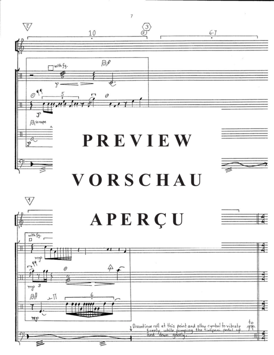 Product gallery: Page 11 of 21 Coexistence , , (clarinet solo and 4 percussionists)