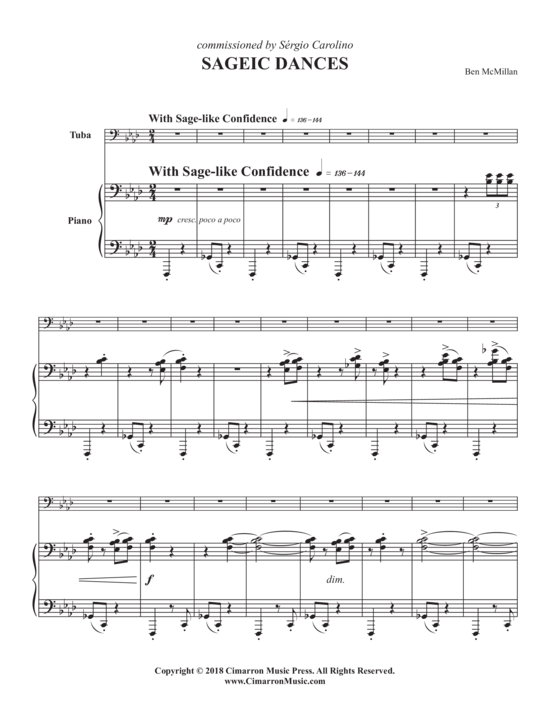 Product picture to: Sageic Dances Ben McMillan