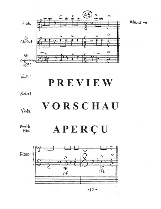 Produktgalerie: Seite 21 von 21 Euphonism-a divermento-concertino , , (Gemischtes Ensemble + Euphonium Solo)