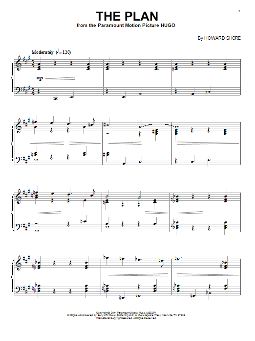 Product gallery: Page 1 of 1 The Plan, Howard Shore