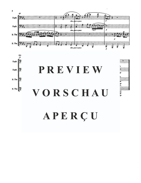 Produktgalerie: Seite 6 von 10 Wachet auf, ruft uns die Stimme - Choral Prelude, , Tuba Quartett