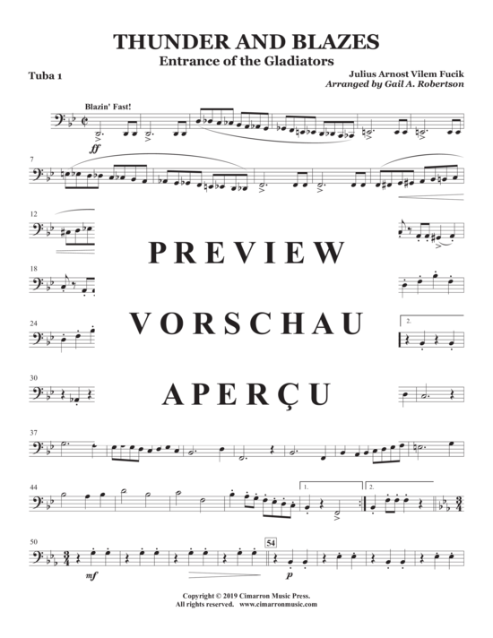 Product gallery: Page 15 of 18 Thunder and Blazes , , (Tuba Quartett EETT)
