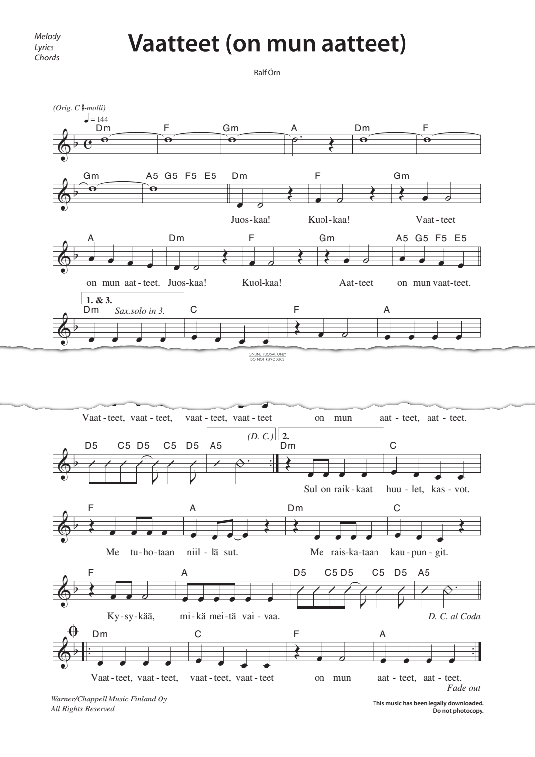 Product gallery: Page 1 of 1 Vaatteet (on mun aatteet), Maukka Perusjätkä