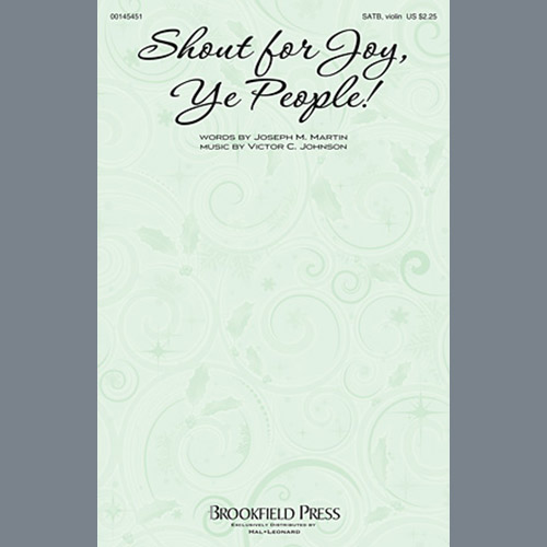 cover: Shout For Joy, Ye People, Victor C. Johnson